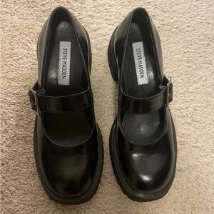 Steve Madden Tulip Patent Leather Platform Mary Janes